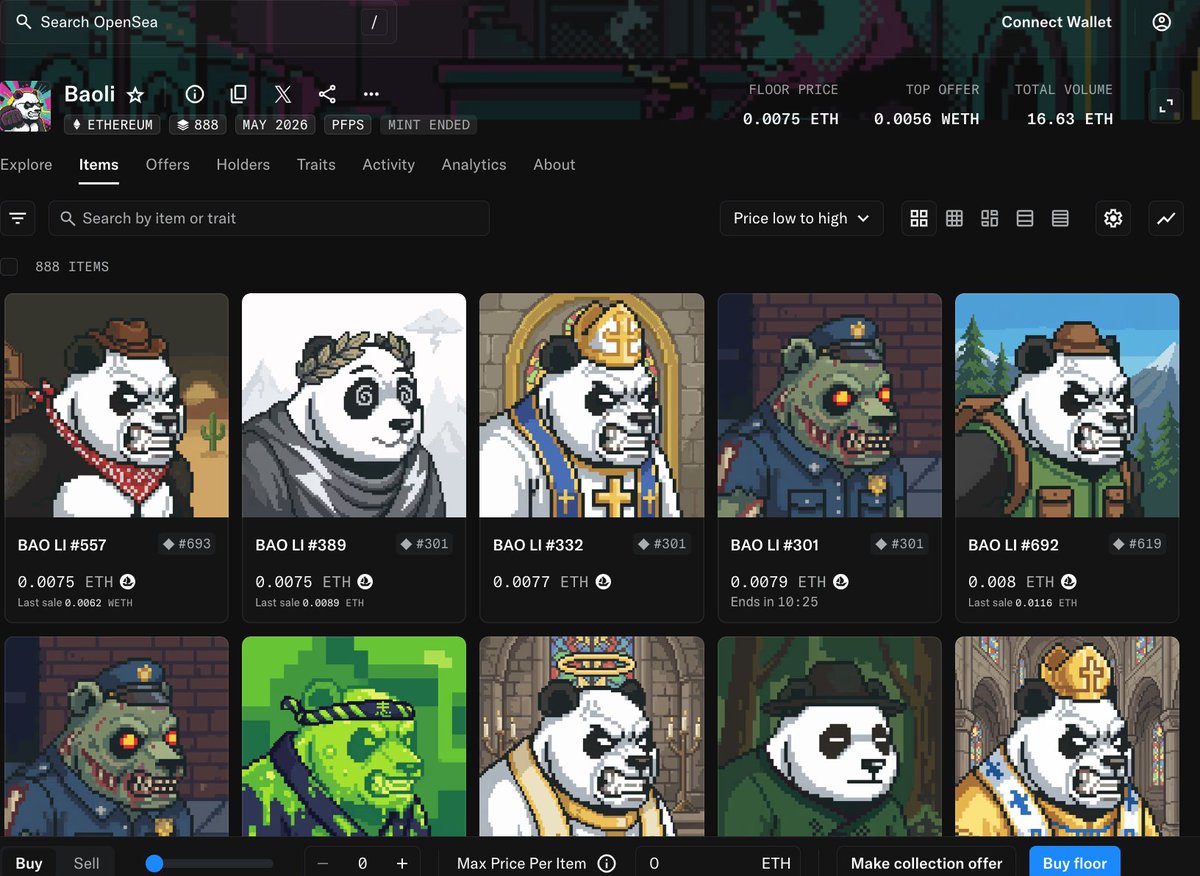 baoliart's tweet photo. FLEX THE BAOLI 

Metadata fixes will be updated ASAP, stay patient fam https://t.co/50epwgmNef