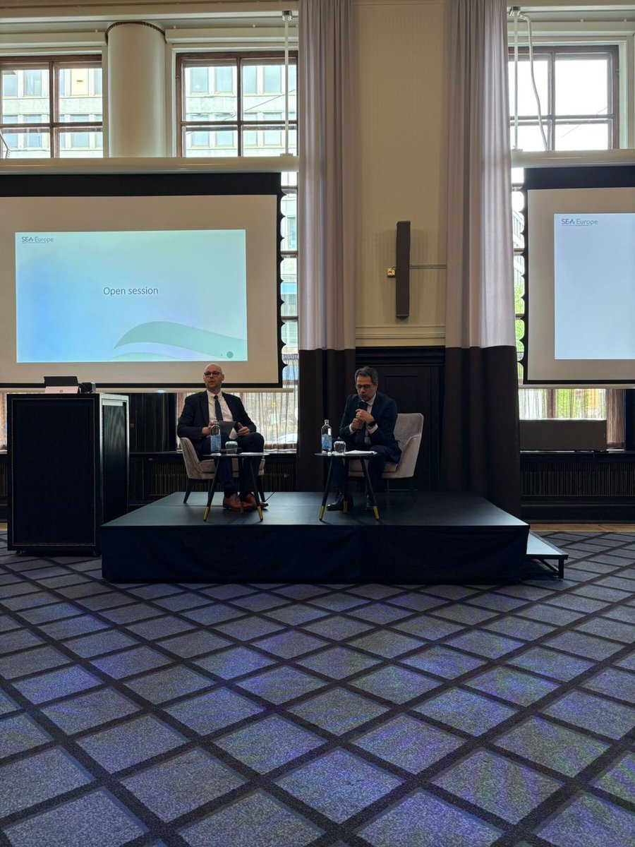 meriteollisuus's tweet photo. SEA Europe General Assembly week in Helsinki continued today with @MeyerTurku , @RMCFinland and @WartsilaMarine showcasing the strength and expertise of the Finnish marine industry. The day continues with a full programme bringing together European #maritime leaders. @seaeurope https://t.co/SluPJjbnrg