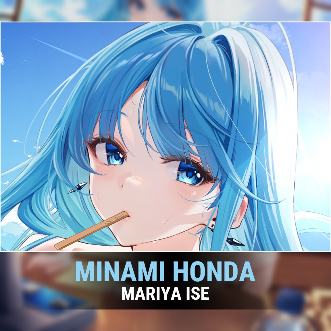 paranoizeen's tweet photo. Minami Honda's new SSR is here!🌊

With her Life Flip Self EX skill, she fights on tenaciously! Even after being downed, she can still stun up to 2 foes!

Pure guts exploding onto the battlefield!

Her card-exclusive voice features a surprise summer quarrel with her sister!

Don't miss your chance to get her!
