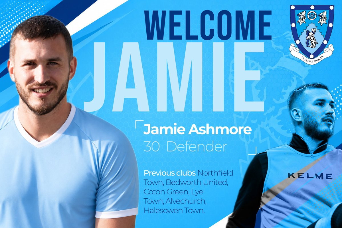 RugbyTown_FC's tweet photo. ✍️ NEW SIGNING | Jamie Ashmore

We’re pleased to welcome experienced defender Jamie Ashmore.

🗣️ @GrantJJoshua : “A true leader with multiple promotions on his CV. Another natural winner added to the squad.”

More ➡️ https://t.co/oz6xDD1dWB

#utv @jrashmore https://t.co/WCV3uZjsgu