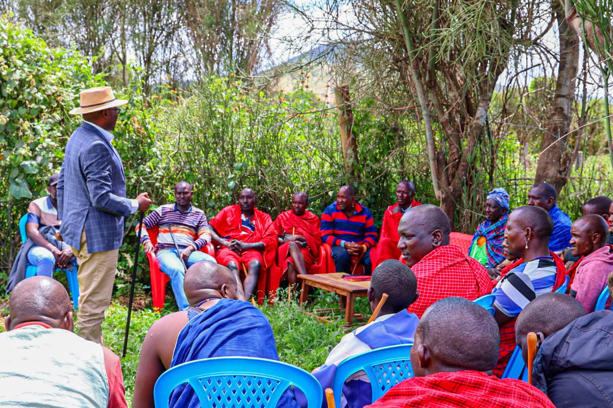 dkanchori's tweet photo. Today, I held a fruitful discussion with my supporters  drawn from Matatapo North on matters leadership and the future of our County and Country. 

The journey of determination and development that signifies my senatorial bid is on course. 

#Empurengei
#Engawuo 
#senator2027 https://t.co/XEM2rKOfD3