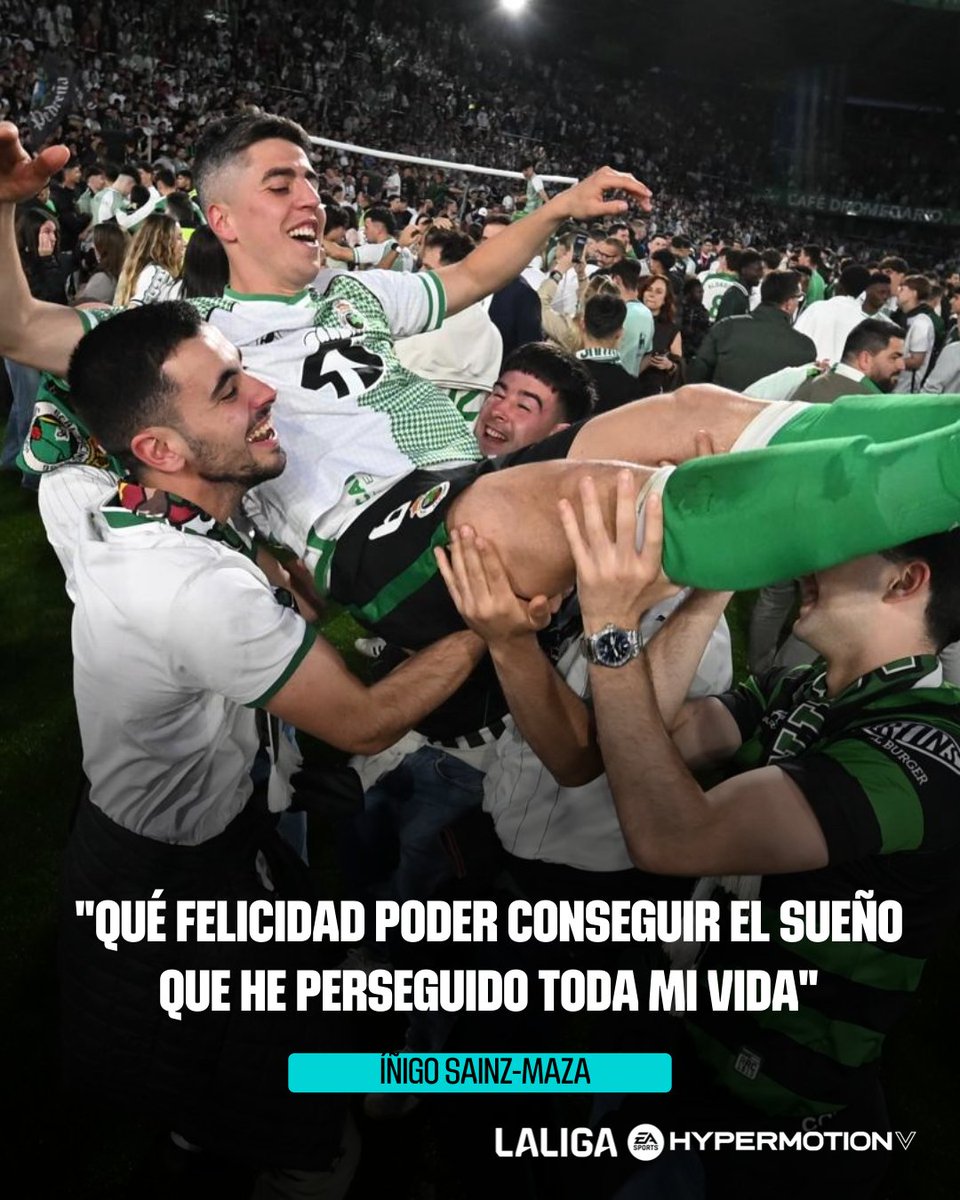 LaLiga2's tweet photo. 🗣️ El capitán del @realracingclub se pasó por el primer programa de #DESENLACELALIGAHYPERMOTION y nos habló de lo que ha supuesto el ascenso para él.

📺 Puedes ver la entrevista completa en Youtube.

#LALIGAHYPERMOTION https://t.co/fe3C3DCEvz