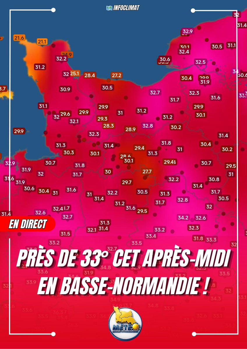 ☀️ Météo Basse-Normandie tweet media