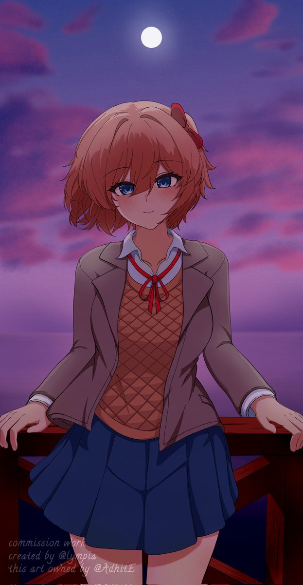 LympiaNova's tweet photo. Sayur commission by @AdhitE0430 🙏✨
#DDLC #DDLCfanart #sayoriddlc https://t.co/04t0qJZ1a7