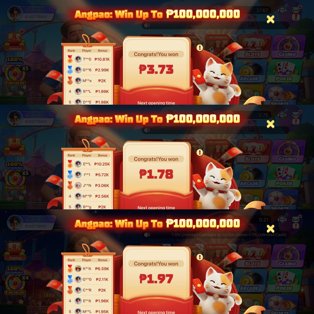 JasAgapito's tweet photo. @PTGamingph ID: 42779931

#PTGamingAngpaoGiveaway

@AnashaLipput 

@Alvhir10 

@IryllC61784 

@Dimaunahan3007 https://t.co/CO7vExxXeE