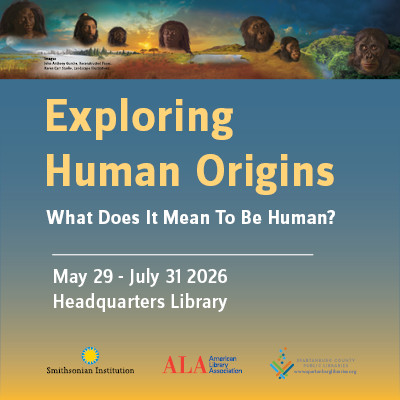sptbglibraries's tweet photo. What does it mean to be human? How do we answer this complex question? Come explore this question at Exploring Human Origins opening on May 29 - July 31 at The Headquarters Library.
@ALALibrary @HumanOrigins

https://t.co/BsXFr57Gbr https://t.co/IwBE8bJFGE