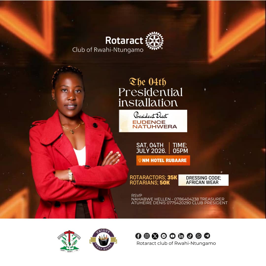 RACRWAHI's tweet photo. Next on agenda: 
4th Installation 🥳🥳🥳💃🏽💃🏽💃🏽🥳🥳🥳🥳
📆 4th July 2026
📌 N &amp; M Rubaare.

See you there https://t.co/1UmtA3syUf
