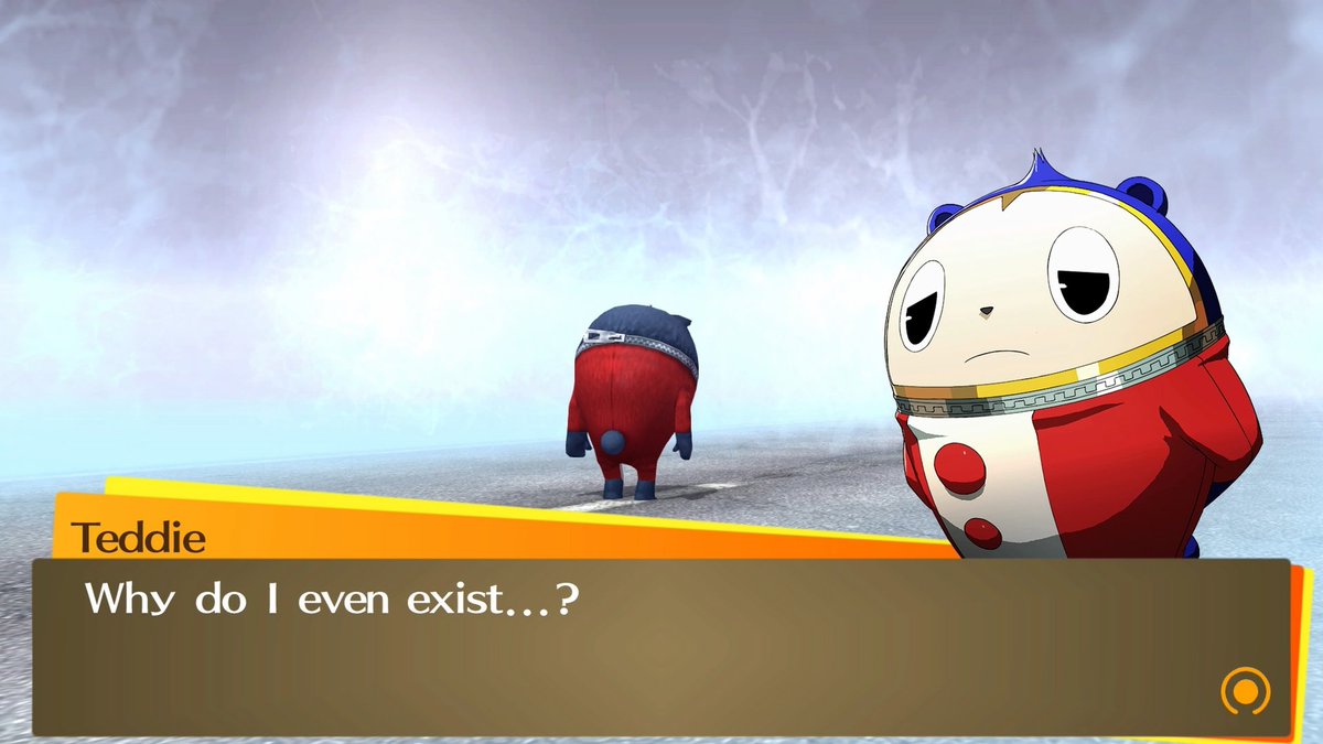 KotoJune's tweet photo. Objetivamente Teddie tiene un arco mejor escrito y más convincente que el de Aigis, ademas maneja mucho mejor el tropo de "el no-humano que adquiere humanidad". https://t.co/fFXhqGB4DQ