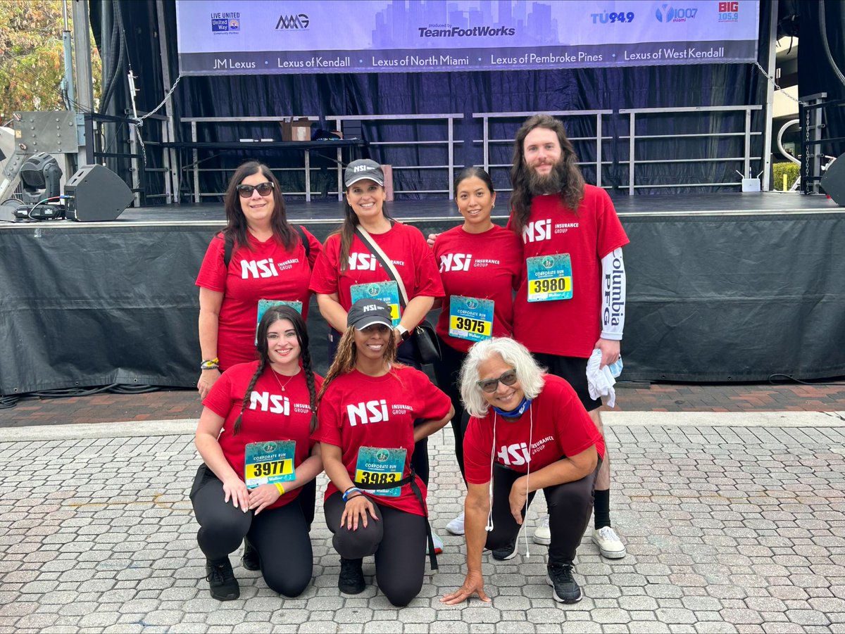 nsigroupfl's tweet photo. Recently, #NSIInsuranceGroup participated in the annual Fort Lauderdale and Miami Lexus Corporate Run, joining thousands of professionals for an evening focused on wellness, teamwork, and community.

#LexusCorporateRun #TeamNSI #CorporateWellness #SouthFloridaBusiness https://t.co/KSmzG5N5ZA
