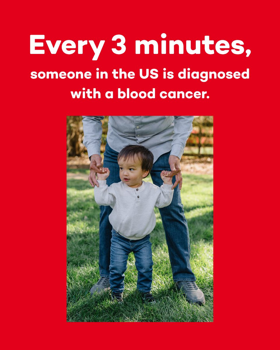 DKMS_us's tweet photo. Today is World Blood Cancer Day. 🩸 But every day is a great day to be the reason someone gets more time.

#DKMS #WorldBloodCancerDay https://t.co/CnGZfW0lrb