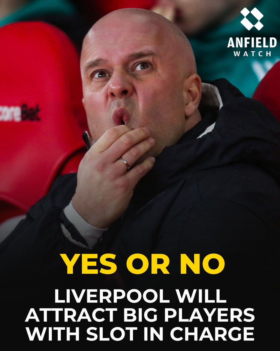 AnfieldWatch's tweet photo. Surely Arne Slot being in charge will hurt Liverpool in the transfer market 🤔 https://t.co/peTTqvb6Ty
