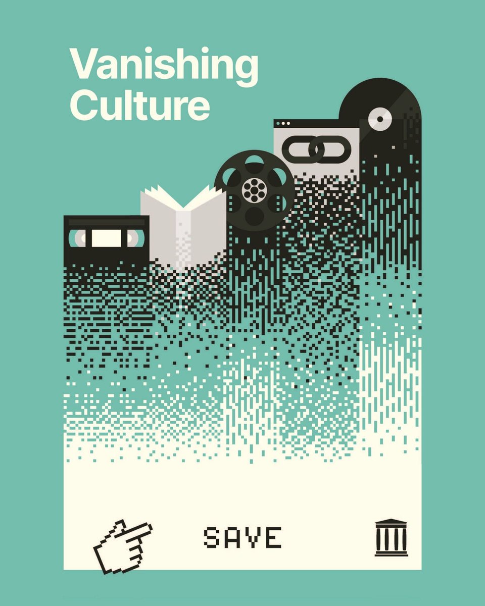 internetarchive's tweet photo. 3/3 Kahle argues that libraries help create an informed citizenry by preserving books, films, music, and historical records across generations.

“Our evolving digital age can be our next Carnegie moment or it can be a Library of Alexandria moment. It is up to us.”

Read Kahle's essay and much more in VANISHING CULTURE.
📖 Download & read: https://t.co/SQPdTHqZjo
🛒 Purchase in print: https://t.co/sqAY6ckFmv

@InternetArchive @Brewster_Kahle #VanishingCulture #InternetArchive #Libraries #DigitalPreservation