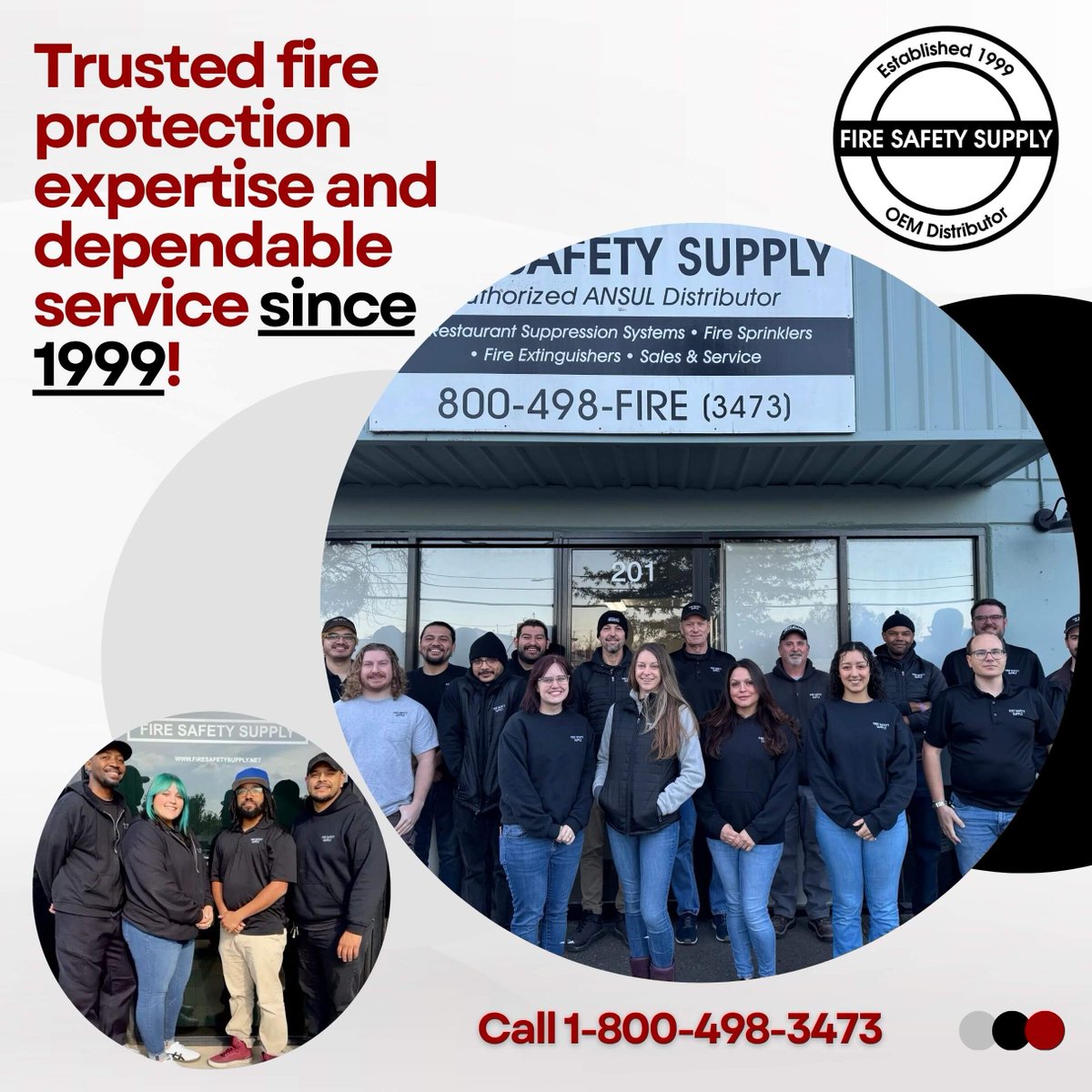 firesale's tweet photo. Why choose Fire Safety Supply?

Since 1999, businesses have relied on us for compliant equipment, suppression systems, inspections, and expert guidance tailored to their facilities. We provide trusted products, experienced support, and dependable service. https://t.co/qYvV2mBPq4 https://t.co/iU52VqGAX4