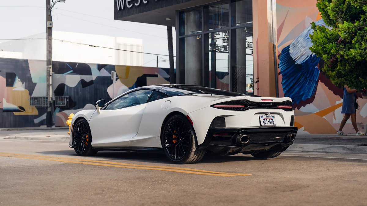 McLarenAuto's tweet photo. Miami spirit. Supercar poise.

The McLaren GTS glides through the streets. Effortless V8 power, built for the city.

Discover more: https://t.co/9gN4576ApO

#McLarenAuto #McLarenGTS #GTS https://t.co/uXGa0WMDqp