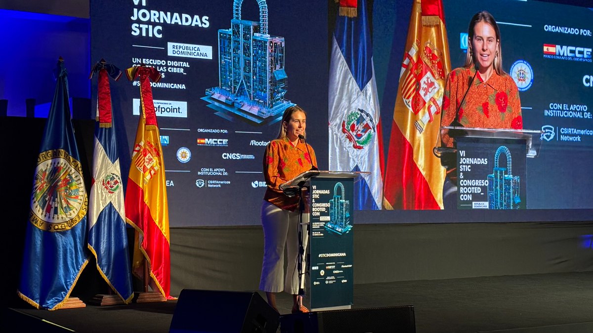 OEA_Cyber's tweet photo. 🚀 ¡Así arrancó la sección OEA en las Jornadas #STICDOMINICANA 2026!
Una jornada clave para la cooperación en ciberseguridad en las Américas.
Con la participación de: @OEA_Cyber @cybercentre_ca @CCNCERT #DNIRD
🛡️ No te pierdas lo que hemos preparado, junto a las principales comunidades de ciberseguridad de la región.
¡Esto recién comienza!