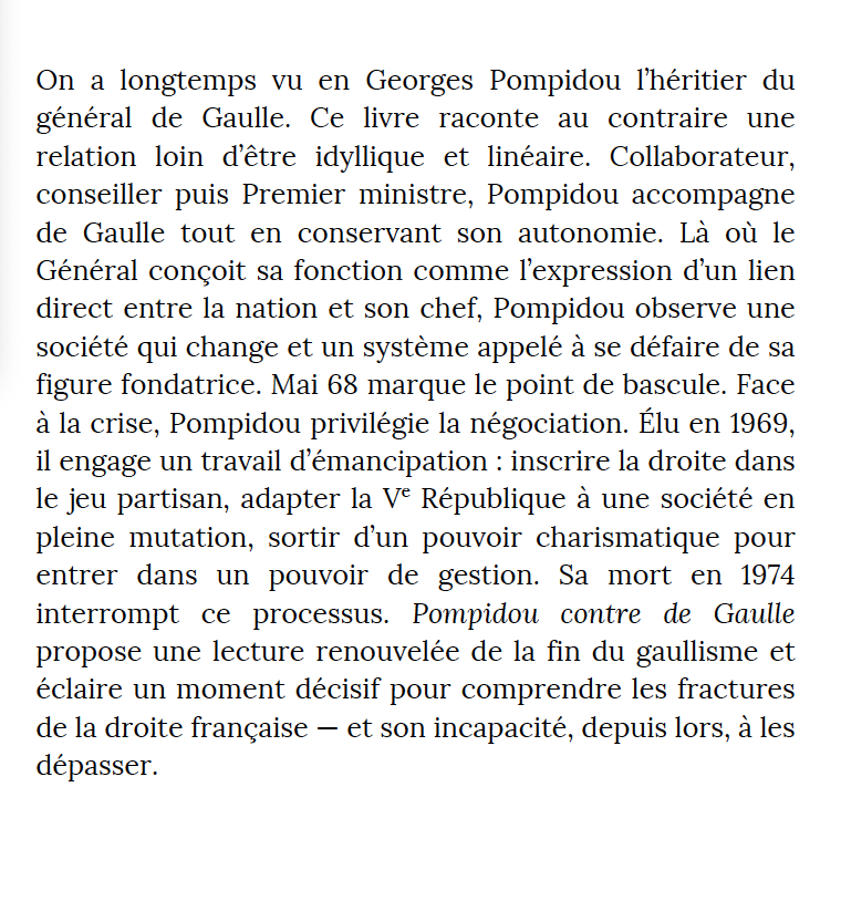 flr_louis's tweet photo. Quentin Paillé - Pompidou contre De Gaulle

Le premier duel de la Ve République

À paraître en septembre chez Passés Composés https://t.co/KoUjlbxB2n