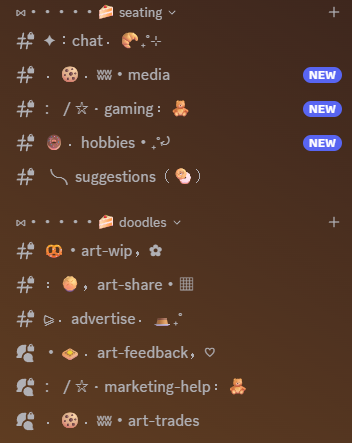 YoojinChoko's tweet photo. who's interested in a discord server for artists of all skill levels where we can all grow and help each other  - with a cute cafe and pastries theme? 

please let me know if you'd like to join so i can send invites out when its done being built 🩷 https://t.co/4LWWSFXinY