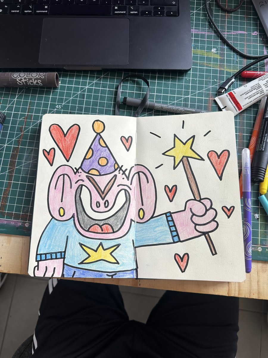 oremstudio's tweet photo. me vs my art https://t.co/Wcm4F4j8wY