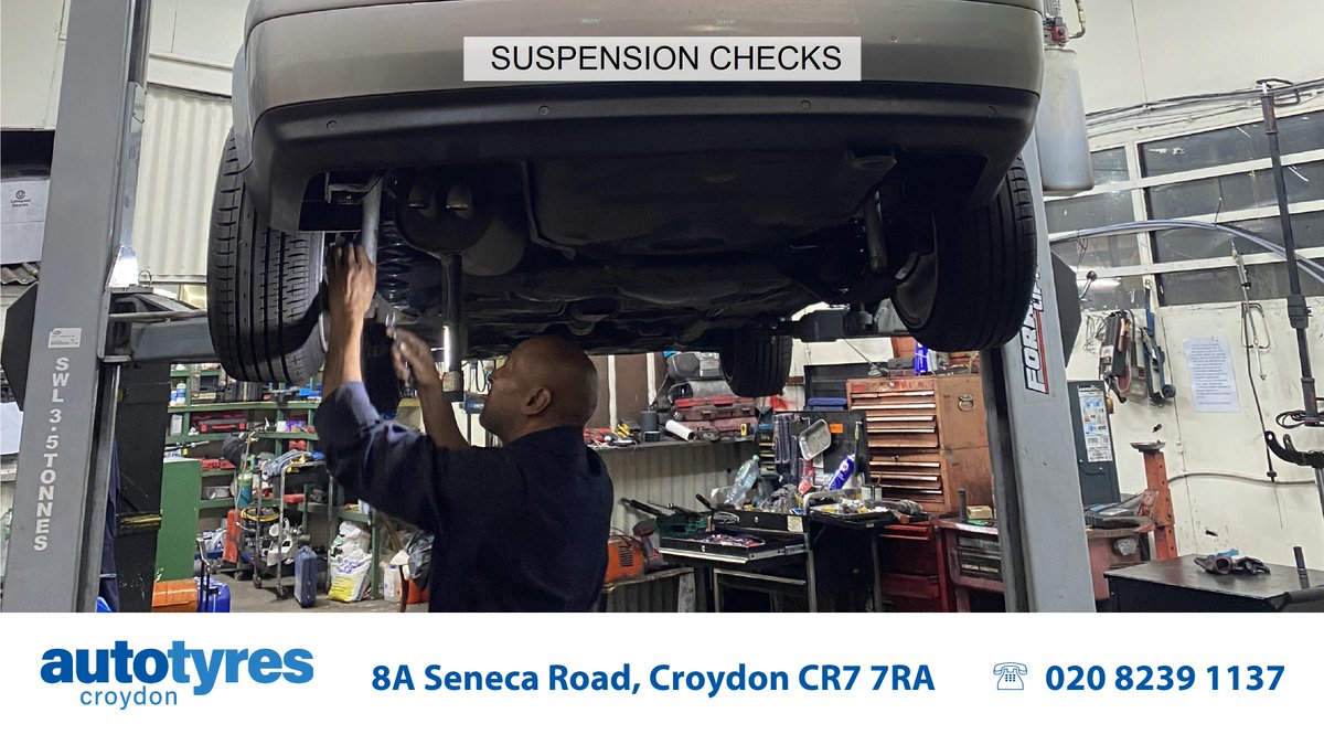 AutoTyresCroy's tweet photo. Depending on usage, your vehicle should receive a professional suspension maintenance check every 15,000 – 30,000 miles it drives.

Contact us on 020 8239 1137 or visit https://t.co/hDyYu1IWjT for more information.

#Croydon #Garage #wheelbalancing #suspension #carsuspension https://t.co/NzJVolpXzo
