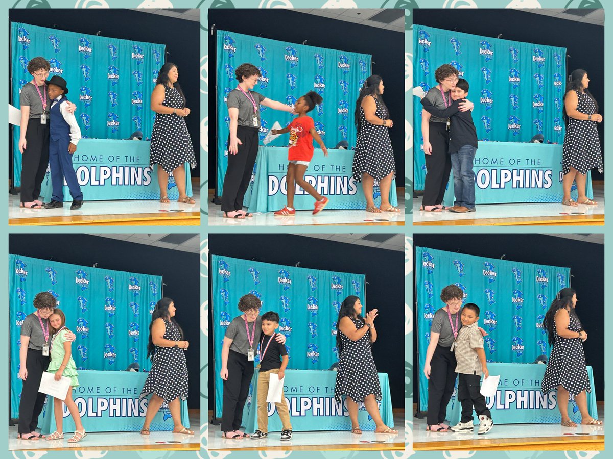 DeckerES's tweet photo. 🎓🐬 Today, we celebrated our amazing 3rd-grade Dolphins during their Awards Ceremony! We are so proud of all their hard work, growth, and accomplishments this year. Keep soaring, Dolphins! 💙✨ https://t.co/BmbTonjhKA