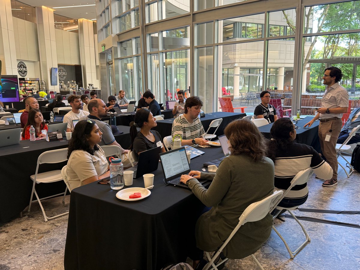 Flagship_PI's tweet photo. Our Scientific Discovery Hackathon at @techweekbos  kicking off this morning! Researchers & engineers are coming together to explore what's possible at the frontier of agentic AI & scientific discovery. Excited to see the ideas, collaboration & breakthroughs that emerge over the course of the day. Let the building begin! #TechWeekBoston