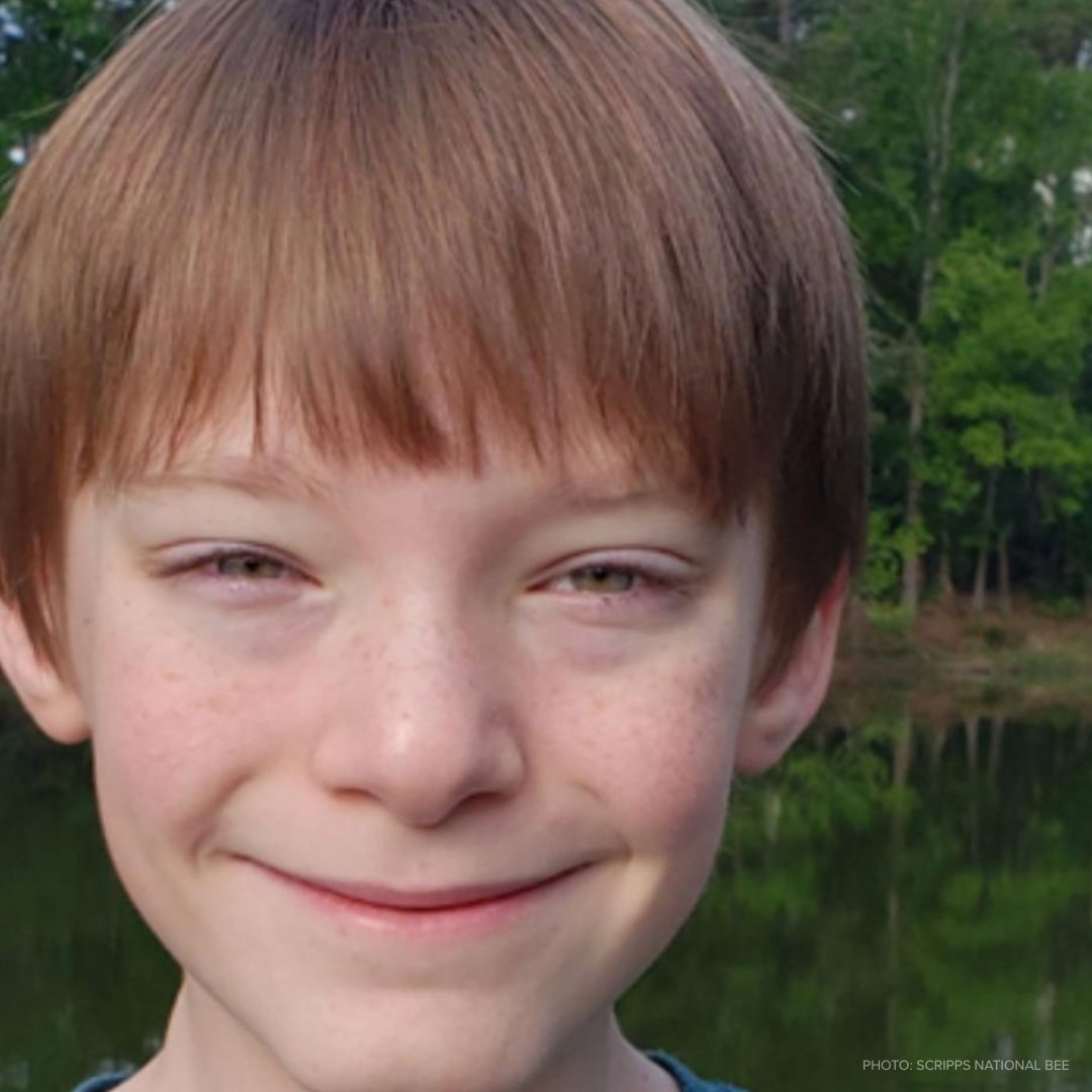 KHOU's tweet photo. GOOD LUCK, LOGAN! 🎉This sixth-grader from Houston is a finalist in the Scripps National Spelling Bee! We wish him all the best in tonight’s finals: https://t.co/D5Ds53kZCW https://t.co/ppRQnG99tF
