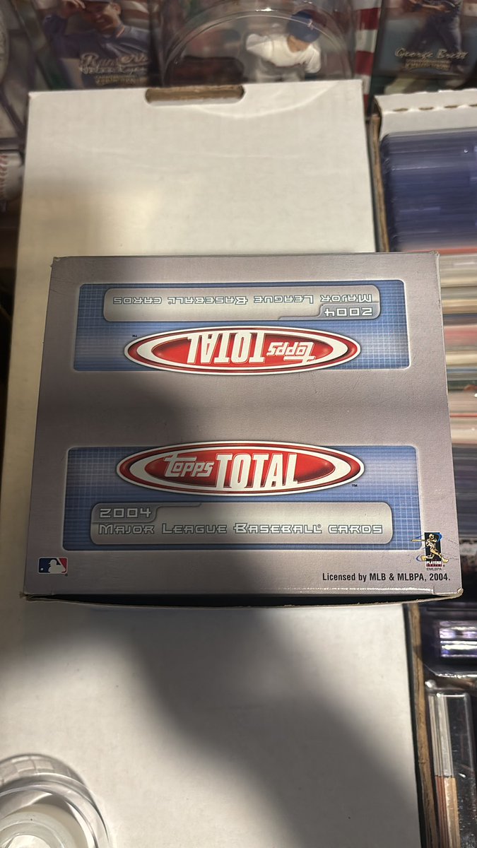 NCCbaseball27's tweet photo. 2004 Topps total jumbo box. 36 packs per box, 360 cards. Has Yadier Molina and Felix Hernandez Rookies. $110 shipped for the box. https://t.co/9Be1sGw8l0