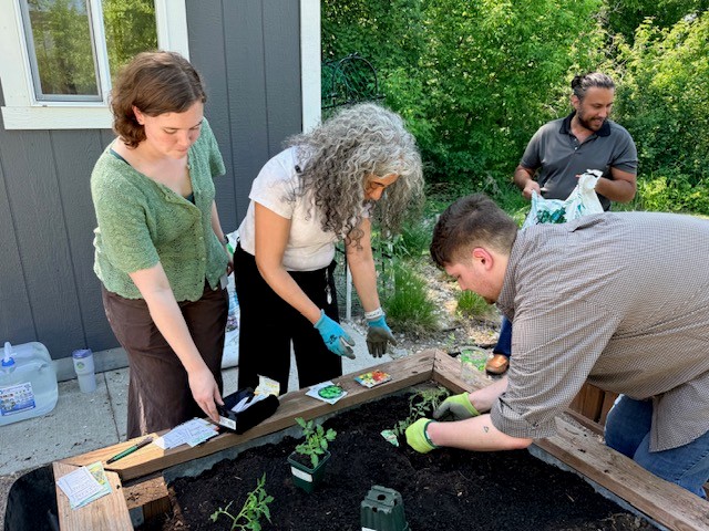 SunOpta's tweet photo. Team members planted vegetables in raised garden beds at our headquarters facility, bringing our sustainability values to life. It’s more than growing plants; it’s about growing connections, building stronger teams and enjoying the fresh produce together.
#SunOptaLife https://t.co/fvwTzk4gLB