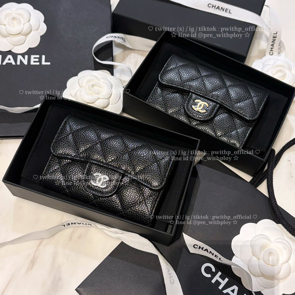 pwithp_official's tweet photo. 𝐇𝐎𝐓 𝐈𝐍𝐒𝐓𝐎𝐂𝐊 / 𝐓𝐈𝐌𝐄𝐋𝐄𝐒𝐒 𝐈𝐓𝐄𝐌
〰️✨  Chanel classic flap card holder 
♡♡ black caviar ghw &amp; shw 

🖇️#pwpstock พร้อมส่งเข้าเพิ่มนะคะ 
รอบนี้ค่าตัวดีมาก 🏷️ ฿𝟐𝟓,𝟗𝟎𝟎⭐️⭐️

✉️ 𝚏𝚛𝚎𝚎 𝚎𝚖𝚜 / 𝚏𝚞𝚕𝚕𝚜𝚎𝚝 𝚏𝚛𝚘𝚖 𝚜𝚑𝚘𝚙 https://t.co/OtMJ3Vksoq