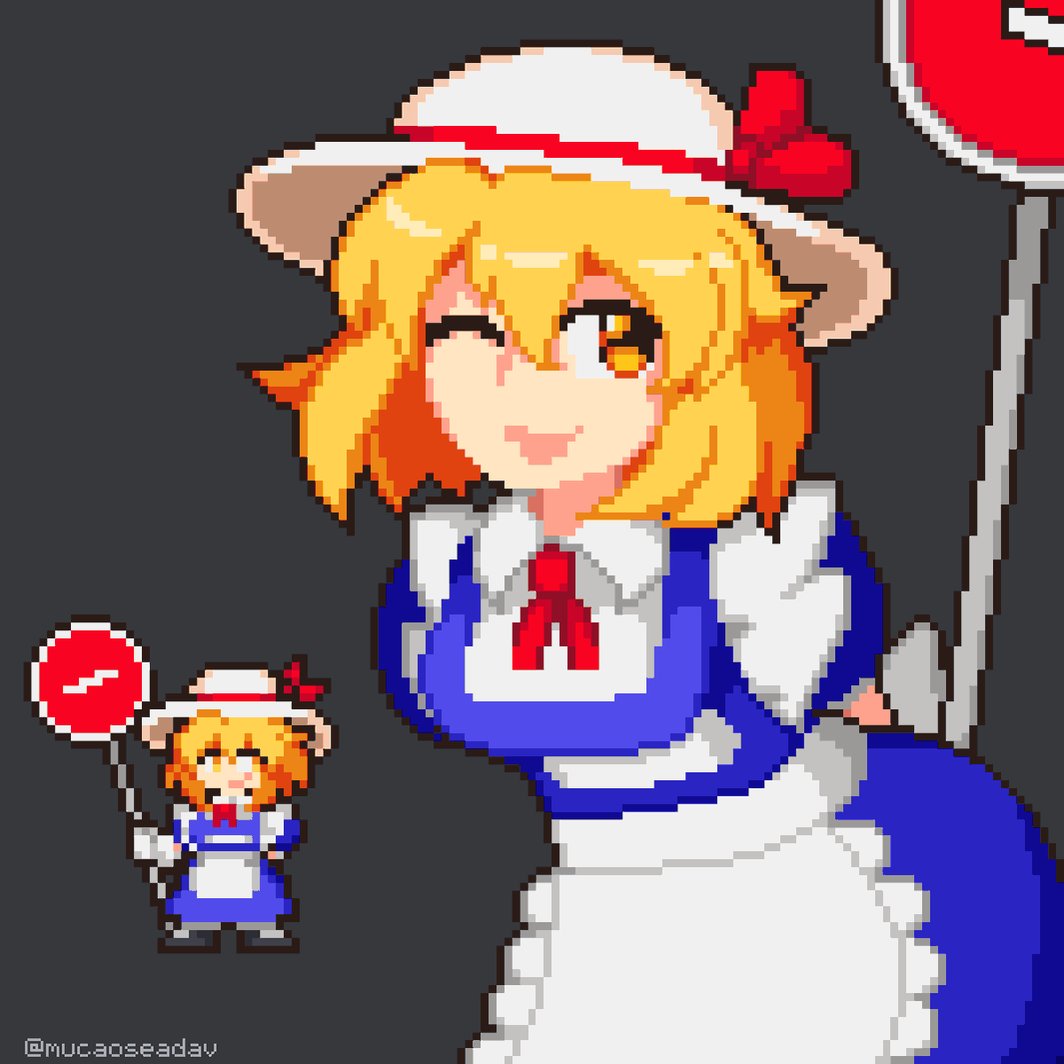 MucaOseaDav's tweet photo. 👻🛑(+bonus art)
#touhou #東方Project #東方 #pixelart https://t.co/0e2Cd6SiTI