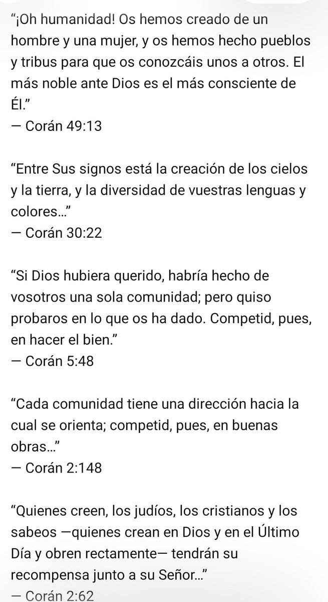 2025Achraf's tweet photo. @EdveCO @bbcmundo 1.2Falso. Los valores universales en el Corán. https://t.co/MNH9PqDOyC