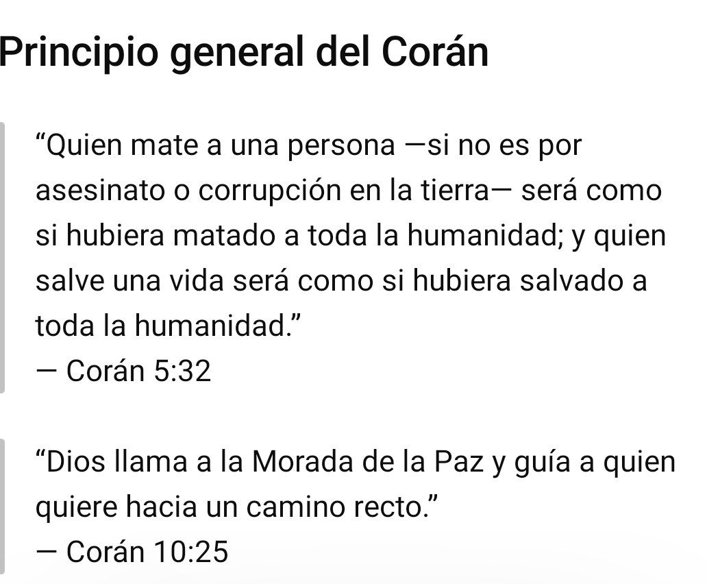 2025Achraf's tweet photo. @EdveCO @bbcmundo 1.2Falso. Los valores universales en el Corán. https://t.co/MNH9PqDOyC