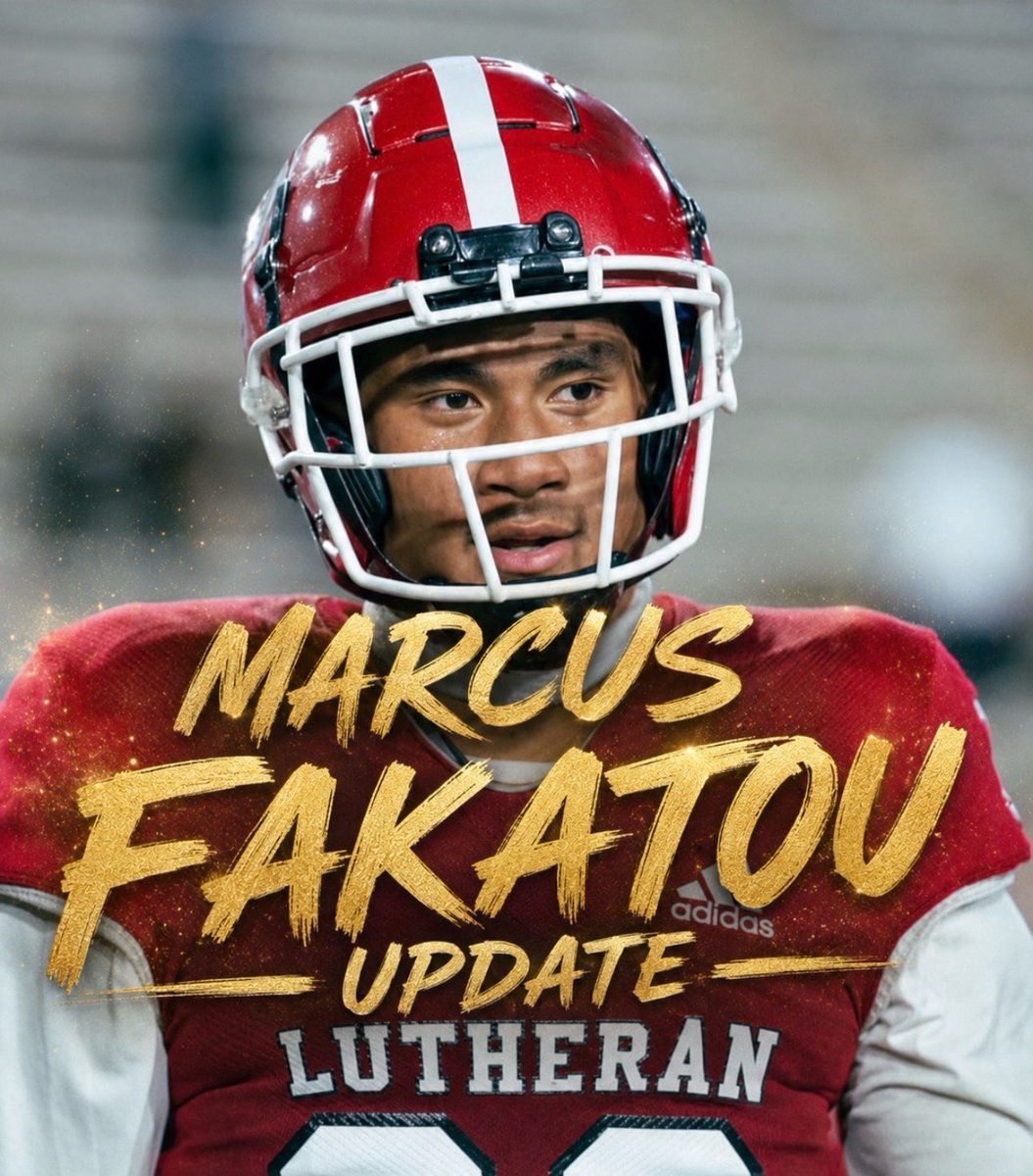 bruce_straughan's tweet photo. Marcus Fakatou Update

On Tuesday 4⭐️ Edge Jackson Vaughn (105th Natl. 15th Pos.) committed to Notre Dame and gave a shoutout to 5⭐️ DL Marcus Fakatou (32nd Natl. 2nd Pos.) saying he’d love to play at the next level with him at Notre Dame.

I spoke to Marcus regarding this who told me: 

“He’s a great friend of mine, so to hear that from him was awesome. We’d be an awesome duo! I could definitely see myself playing with Jackson at Notre Dame.”

Fakatou is a 6-7 275lbs DL out of Sierra Canyon High School (CA) He is scheduled to visit Notre Dame (OV) on June 15th! ☘️