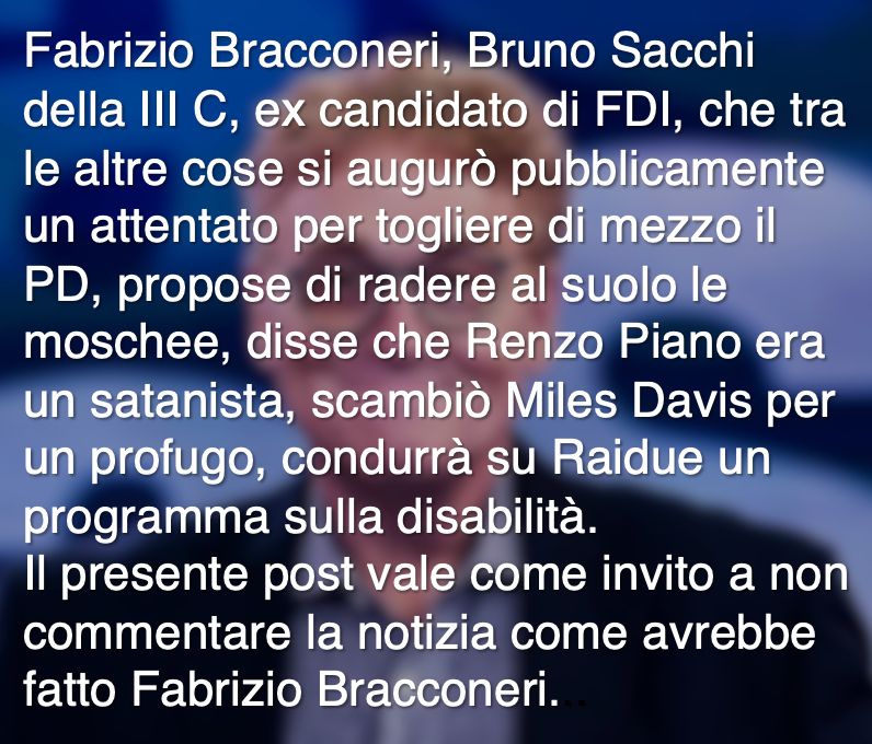 bravimabasta's tweet photo. In un mondo di Bracconeri, non siate Bracconeri. https://t.co/HiOuJfHRwI