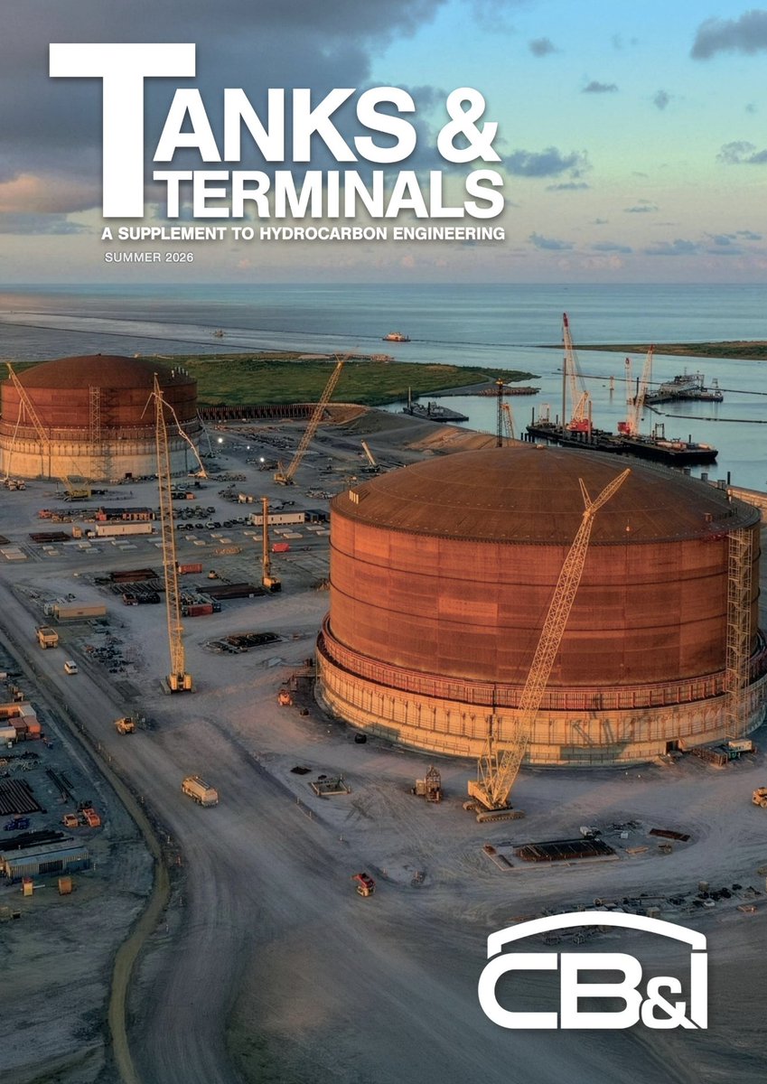 TanksTerminals's tweet photo. The Summer issue of Tanks & Terminals is now live! 📚

This issue's front cover is brought to you by CB&I 📸

Thank you to all of our contributing authors: CB&I, ABB Energy Industries, ROSEN, Emerson, Dräger, TECAM, BWC Terminals, Jotun AS, Sherwin-Williams Protective & Marine Coatings, EonCoat, Cortec Corporation, and Cortec Global Services (CGS) Inc. | USA  👏
Subscribe for free here and get access to exclusive, technical articles and case studies from the downstream sector ➡️ https://t.co/UGEA7dfREy
