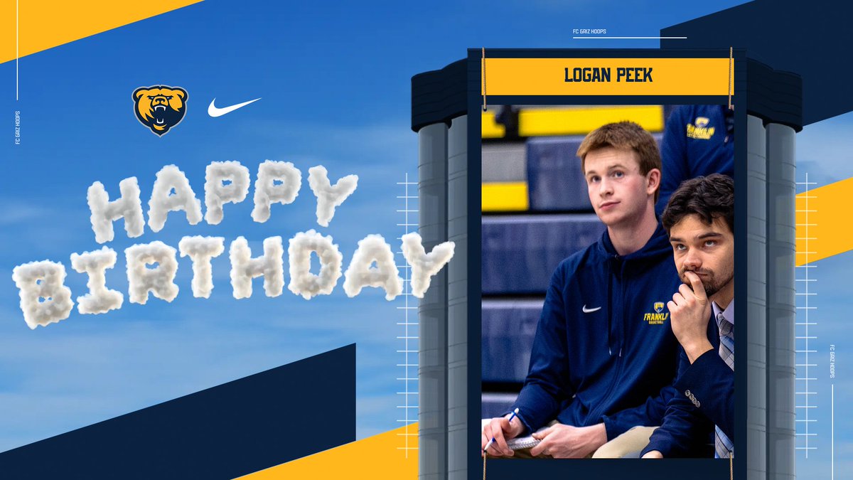 FCGrizHoops's tweet photo. Huge Birthday shoutout to our very own Logan Peek! We are super grateful for all the behind the scenes work that he does, and we know we could not be the program we are without him! Enjoy it, Logan! https://t.co/tM0dH9F56e