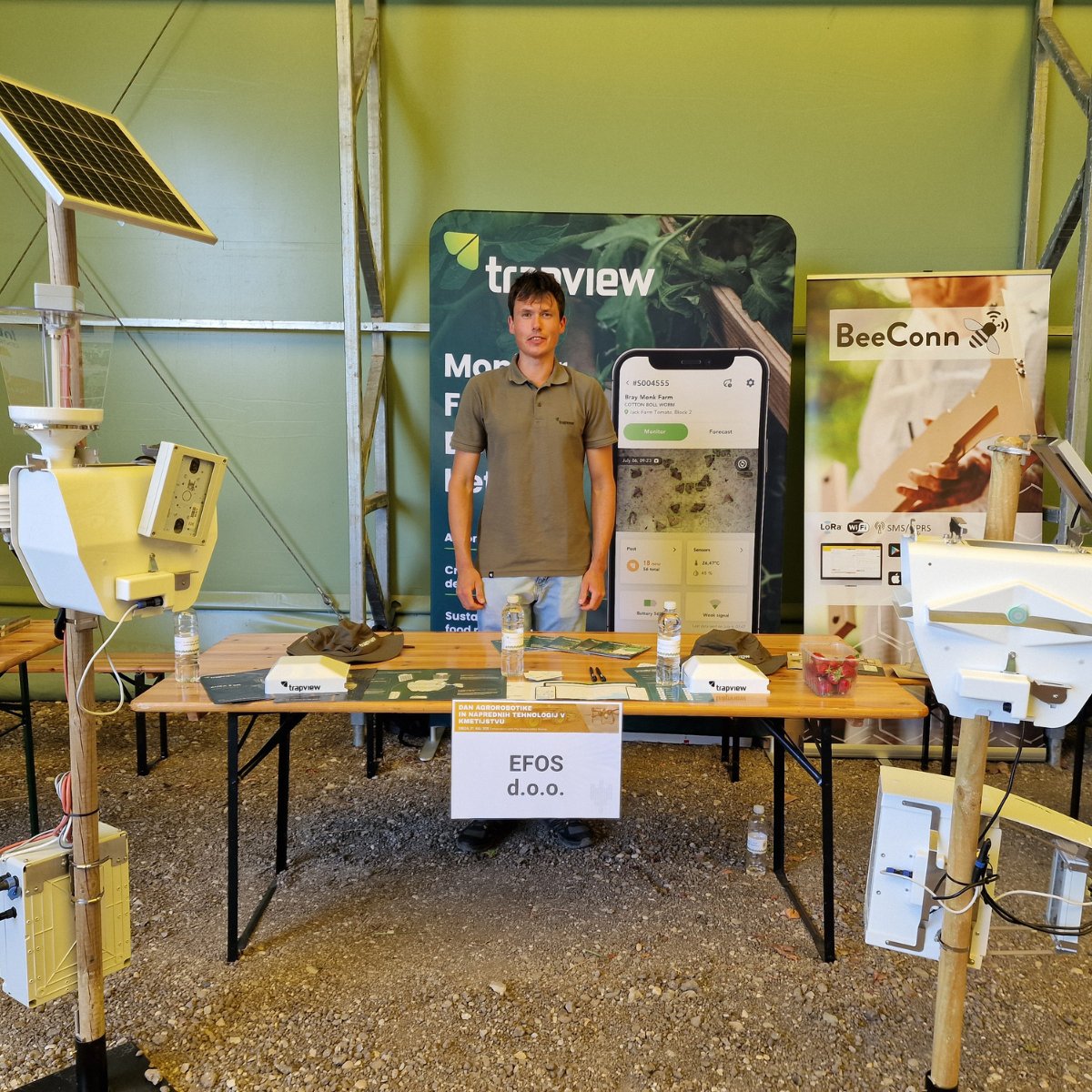 Trapview_'s tweet photo. Yesterday at the Day of Agrorobotics and Advanced Technologies in Agriculture in Ptuj, our colleagues presented how Trapview helps growers make data-driven #CropProtection decisions with precise pest  data.
Less insecticides. Healthier crops. 🌱
#AgTech #Agriculture #Trapview https://t.co/oERfSmXzfE