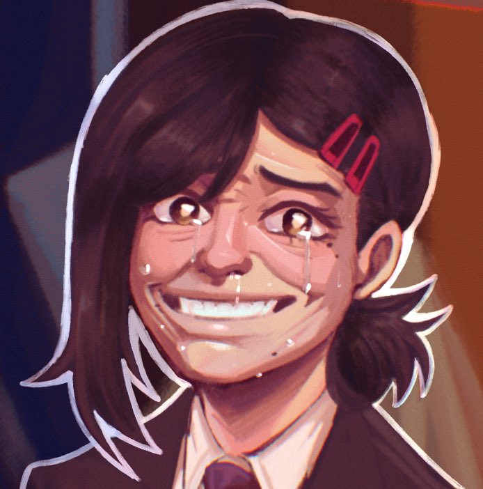 krembeni's tweet photo. People kept complaining about Kobeni not being in Part 2 but if Fujimoto dragged her ass back into the story, I genuinely think she would have stopped the story dead in it’s tracks to turn and look into the reader dead in the eye and just- https://t.co/XANpQUO5AX