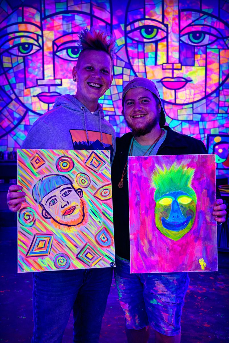 LyshellM's tweet photo. We turned date night into a glow-drenched playful blacklight challenge, and walk out with a keepsake you actually want to hang. Ready for a night that’s stylish, fun, and totally memorable? https://t.co/H3uqnVWrYc #RogersAR https://t.co/NV37FNolXZ