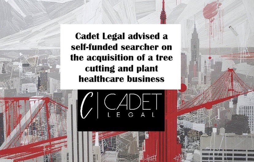 CadetLegal's tweet photo. #CLOSED We are pleased to have advised a self-funded searcher on the acquisition of a tree cutting and plant healthcare business 

This deal reinforced trends we’ve been seeing across the trades and home services ecosystem. Curious? Stay tuned

#CadetLegal #WatchTheOps #smb #eta https://t.co/0L96PhhHqc