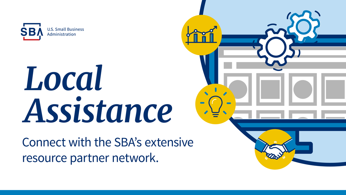 SBA_SCarolina's tweet photo. Business counseling, training, and more! Connect with SBA resource partners near you:
https://t.co/oGhr2QT6oX
#Business, #BusinessResources, #SmallBusiness, #SBA
@Tylercteresa, @Mlindler40, @SBAsoutheast, @SCSBDC @SCOREMentors @SCORELowcountry, @SCOREGrandStrnd, @VBOCatMSU, https://t.co/ALRyDDYI3j