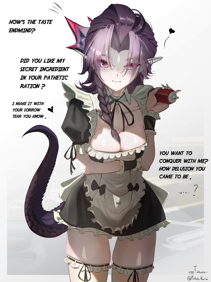 PotatoKunai's tweet photo. Maid Nefarith was "conquered"
#Endfield‌ #ArknightsEndfield https://t.co/rQjbJfjFfS