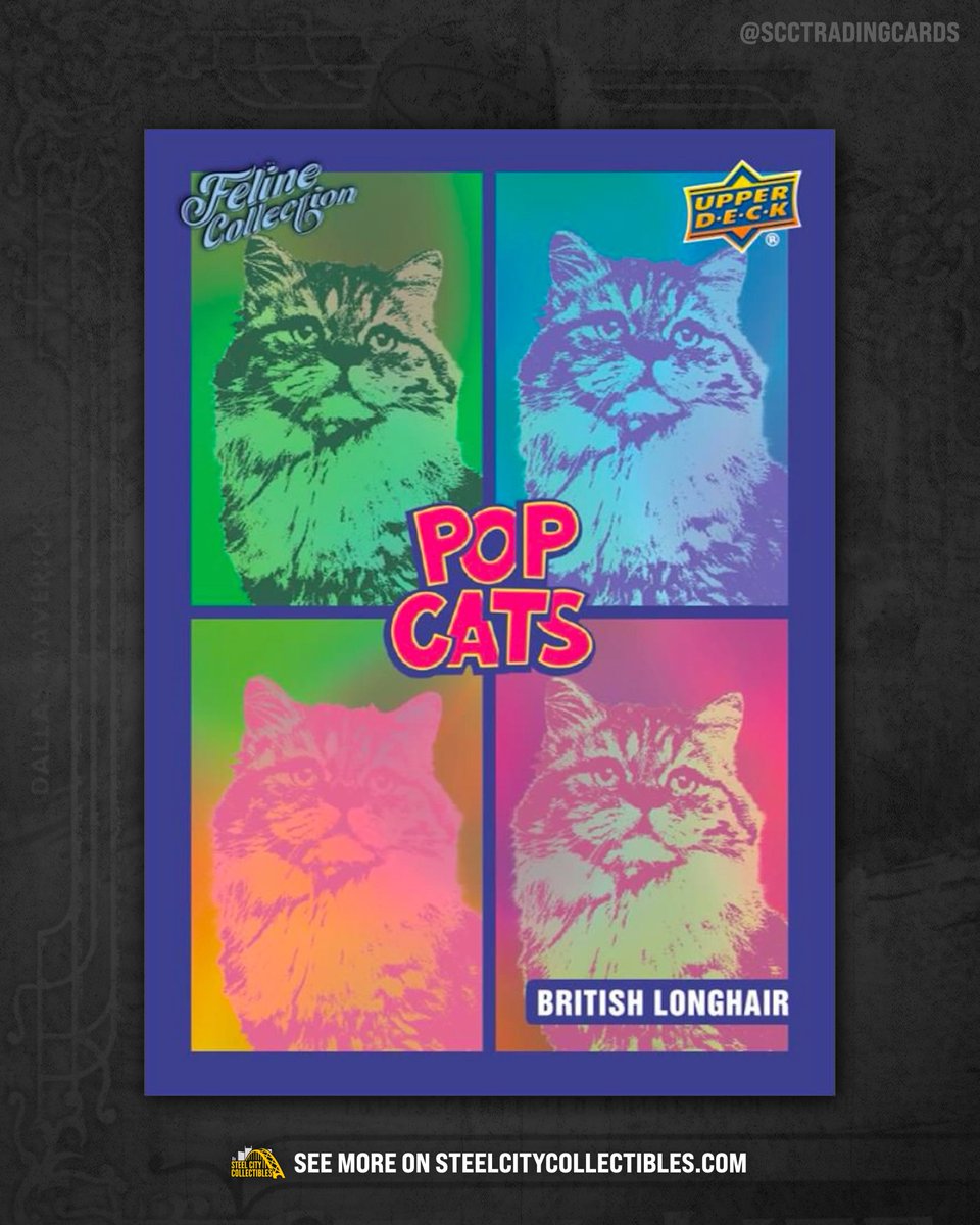 SCCTradingCards's tweet photo. FIRST LOOK: New details for 2026 Upper Deck Feline Collection are now available on our website!