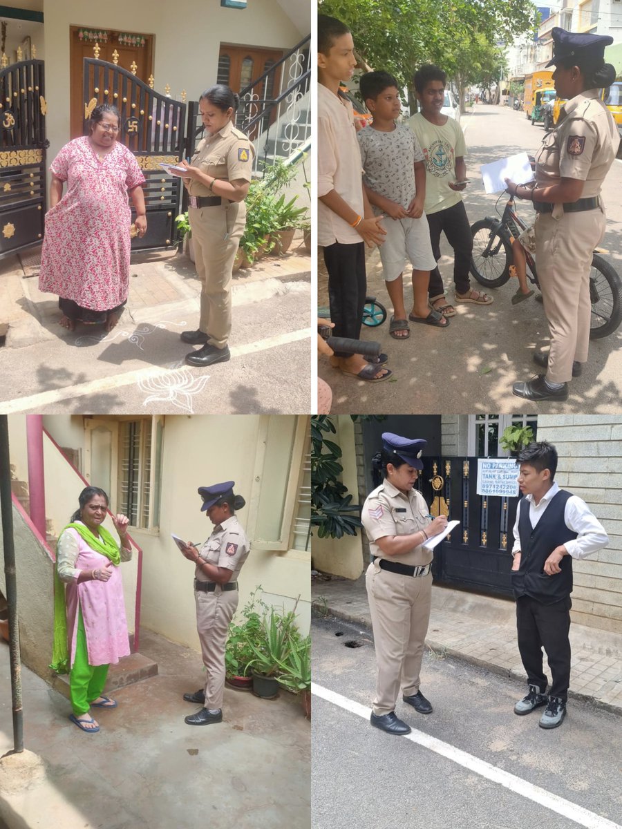 gggudips's tweet photo. 'ಮನೆ ಮನೆ ಪೊಲೀಸ್' ಕಾರ್ಯಕ್ರಮದ ಭಾಗವಾಗಿ ,ದಿನಾಂಕ 28/05/2026 ರಂದು ಗಂಗಮ್ಮಗುಡಿ ಪೊಲೀಸ್ ಠಾಣೆಯ ಅಧಿಕಾರಿಗಳು ಮತ್ತು ಸಿಬ್ಬಂಧಿಯವರು,
ಮನೆ ಮನೆಗೆ ಭೇಟಿ ನೀಡಿ ಕಾನೂನು ಮತ್ತು ಸುವ್ಯವಸ್ತೆ ಕುರಿತು ಸಾರ್ವಜನಿಕರಿಗೆ ಮಾಹಿತಿ ನೀಡಿ ವಿಚಾರಿಸಲಾಯಿತು. https://t.co/wJKi1OQS5F