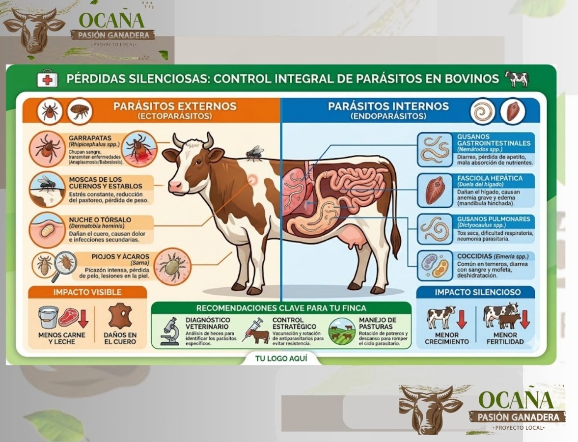 PCghrs's tweet photo. 🐄⚠️ Los parásitos internos y externos no solo enferman a los animales… también silenciosamente les roban su fuerza, peso y bienestar. Un control a tiempo puede marcar la diferencia entre la vida y la enfermedad. 💉🌿

#GanaderíaResponsable #SanidadAnimal
@Fedegan @jflafaurie https://t.co/pVLQ0WTLvn