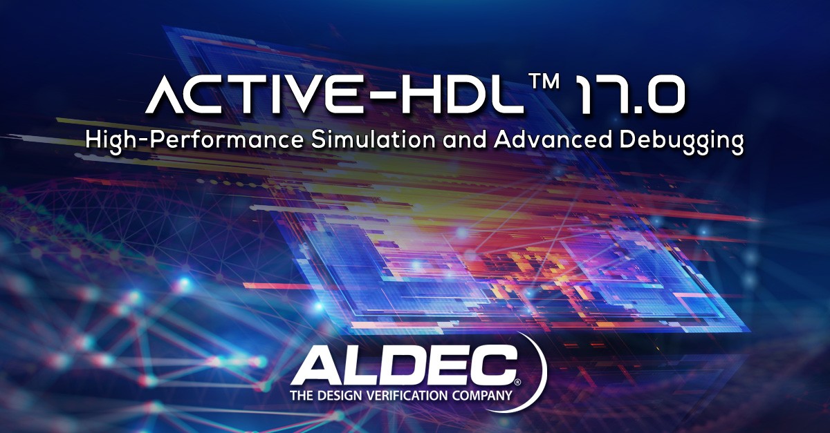 AldecInc's tweet photo. We are pleased to announce the immediate availability of Active-HDL release version 17.0.

#ActiveHDL #FPGA #EDA #OSVVM #VHDL #SystemVerilog #UVVM https://t.co/Oyteqq1C0x