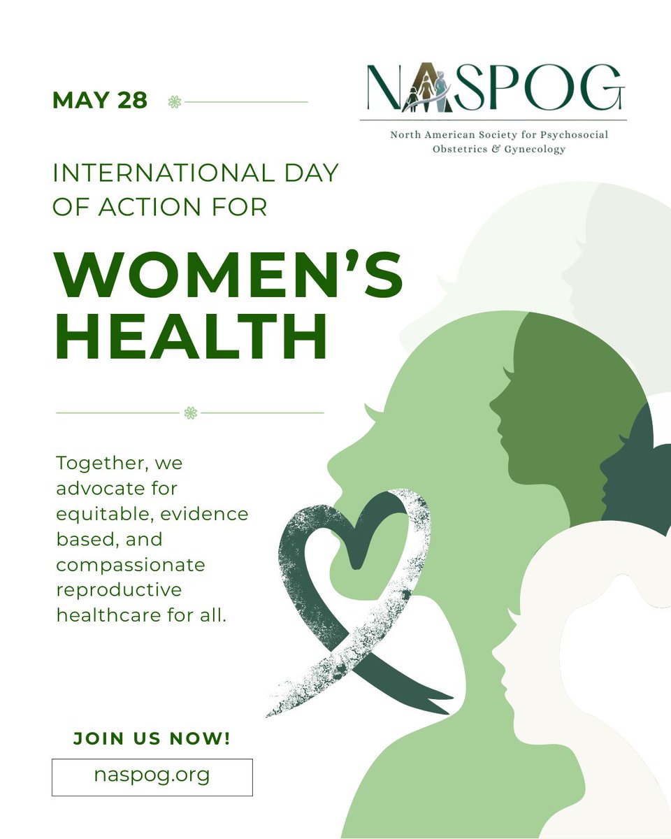 NASPOG1's tweet photo. Women’s health is a human right. 💚

On International Day of Action for Women’s Health, NASPOG supports equitable reproductive healthcare. https://t.co/sdWdUv4d4v