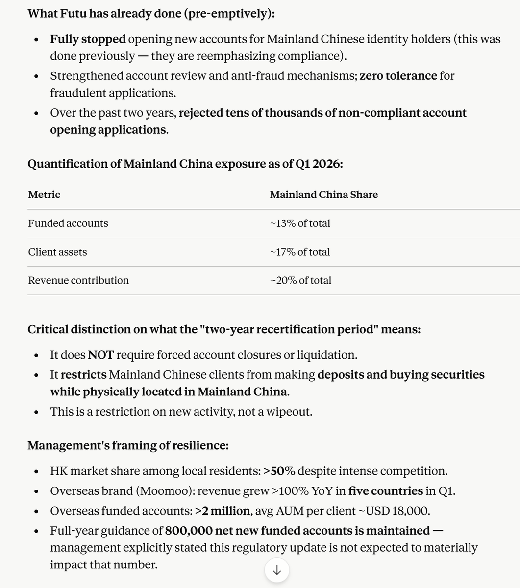 kyith's tweet photo. From $FUTU Q1 2026 results transcript https://t.co/vifoSsuAWV