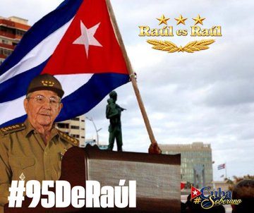 GranmaEcm's tweet photo. "Raúl no solo obra en batalla, también la cuenta y la escribe, instruye y sensibiliza en la complicada y riesgosa tarea de luchar. Nuestro Premio Nacional de Historia 2021, creció en jerarquía heroica junto a Fidel, como hermano valeroso y fiel." #RaúlEsRaúl https://t.co/sFY9qsUDJ8