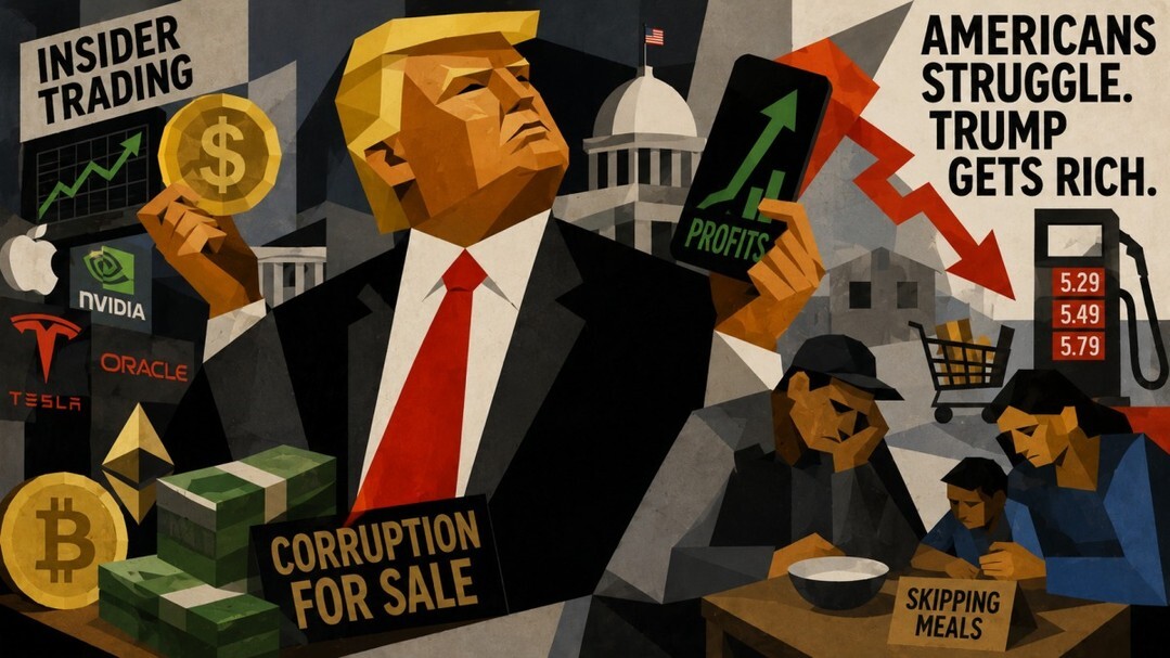 DickandSharon's tweet photo. As Americans Skip Meals, Trump Profits From Power • Sonali Kolhatkar; Trump is flouting regulations to reap billions for himself, as ordinary Americans teeter on the edge of economic ruin. https://t.co/iDCh3ntDo0 have great deals... https://t.co/dPY6ai9dEo